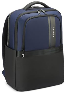 RONCATO Metropolitan Zaino Porta PC 15.6'' con tasca porta Tablet, zaino multifunzione con comparti e tasche di diverse dimensioni - Blu Notte