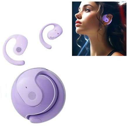 pulunto Hy-T26 X15 Pro Earphone Wireless Bluetooth, Labs X15 Pro Earbuds, 2024 New Upgraded Open 3D Stereo Hanging Bluetooth 5.4 Earphones, Noise Reduction, High Sound Quality