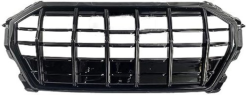 zjlgs Auto Front Stostange Kühlergrills für Audi Q3 SQ3 2019-2022, Auto Kühlergrill Stostange Grill Grille Ersatz Kühlergitter Kühlergrill Frontgrill,A