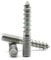 Hippo Hardware M6 (6mm X 50mm) Dowel Screws Wood to Metal Dual Thread Hanger Bolts A2 Stainless Steel (Pack of 3)