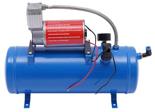 Air Compressor, 6L Tyre Inflator, Preset Tyre Pressure & Auto Shutoff, Electric Air Pump for Car Tyres, Bicycles