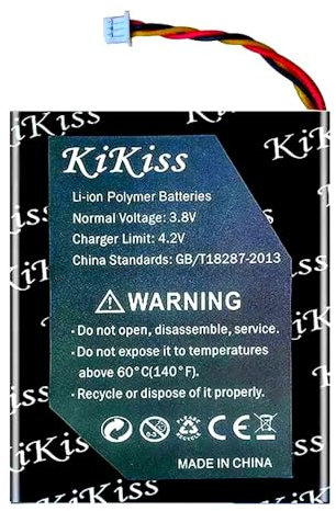 1500mAh High Capacity Li-ion Polymer Mp3 Player Battery,Replacement Compatible for Apple iPod Classic 4th gen/Photo U2 A1059 20 40GB with Tool Kits