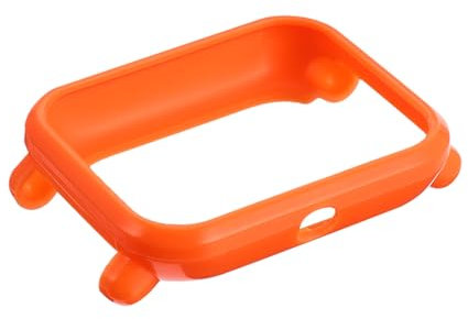 NUOBESTY Uhrengehäuse Schutzhülle für Uhr Fall Abdeckung Hülse Beobachten Sie Cover TPU Orange