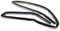 Feutre 2964230100 pour Sèche linge ALTUS, AYA, BEKO, BLUESKY, DOMEOS, FAR, LISTO, SECHE LINGE A CONDENSATION LISTO SLC 6L2, SECHE LINGE A EVACUATION LISTO SLE 6L4M