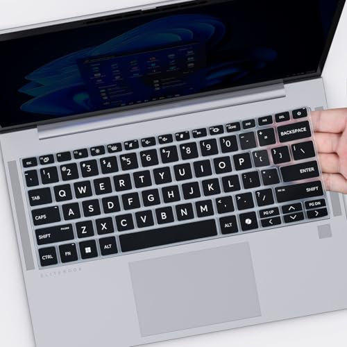 Tastaturabdeckung für HP EliteBook 1040 G11 14 Zoll 2025 2024, HP EliteBook 640 645 G11 14 Laptop-Tastaturschutz (nicht geeignet für 1040 640 645 G10), Schwarz