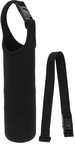Hohopeti Portable Outdoor Water Bottle Sleeve with Strap Large Protective Cover for Hiking Travel Gym Backpack Use