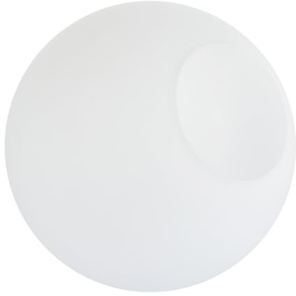 Ciieeo Pantalla de Lámpara Esférica de Cristal Esmerilado 20 CM Apertura de 7 CM Repuesto para Lámpara Colgante de Salón Luz Suave para Decoración Interior