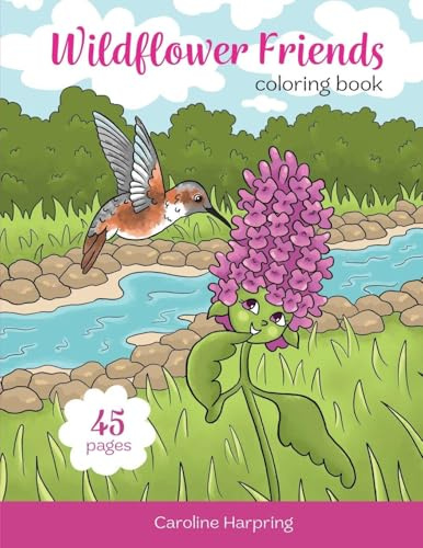 Wildflower Friends Coloring Book