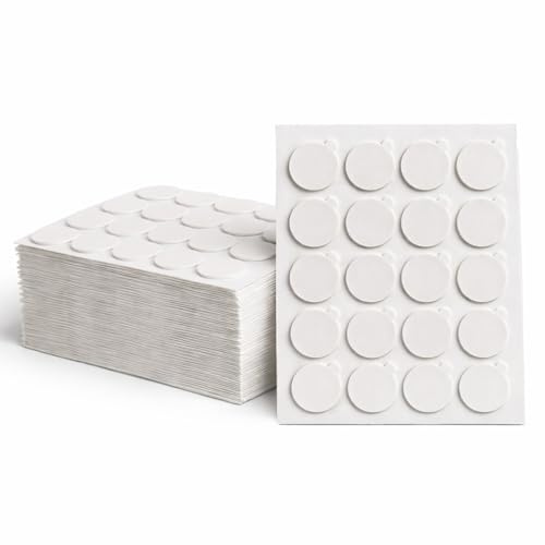 240pcs Candle Wick Stickers, Heat Resistant Double-Sided Adhesive Tabs with Easy Peel Tail, Strong Wick Stickers for Candle Making, 12 Sheets Craft Supplies