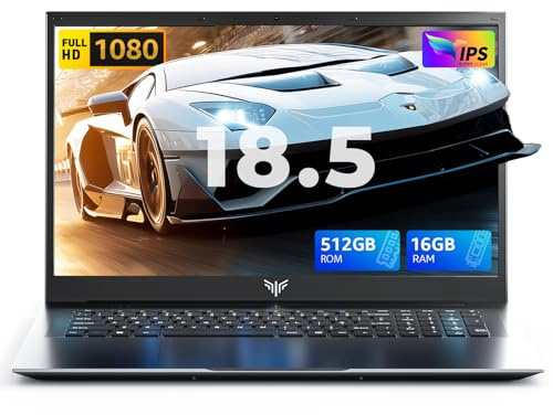 ACEMAGIC PC Portable 18.5 Ryzen 3 4300U, 16 Go DDR4, 512 Go SSD, 1920 x 1080 IPS Full HD, 8000 mAh, BT5.0, HDMI, Type-C AX18