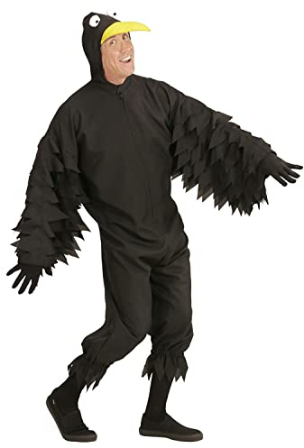 Widmann wdm05642 ? Crow Costume, Black, Medium
