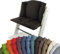 BambiniWelt Sitzkissenset für Stokke Tripp Trapp Hochstuhl *14 FARBEN MELIERT* 2 teilig Sitzkissen Auflage Bezug Ersatzkissen Kissen (Dunkelbraun) XX