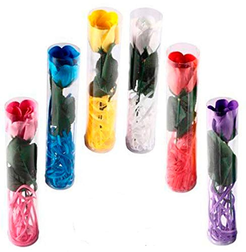 Set von 15 Seifen rosa Blume Rosenblätter Seifenspender in Geschenkbox – günstige Details für Hochzeiten, Taufen und Kommunionen Gäste