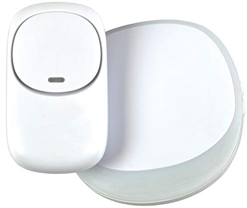 Mercury Single Receiver Wireless Plug-in Doorbell with LED Alert & Volume Control | White