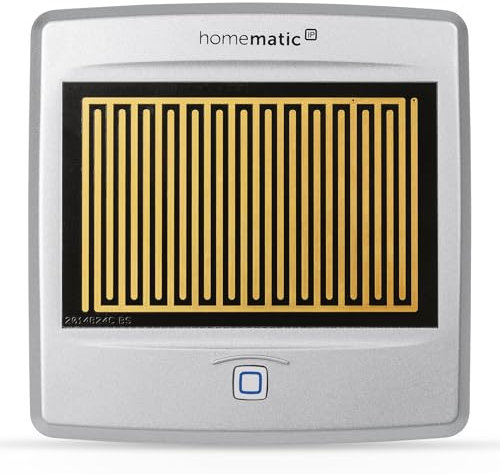 Homematic IP Smart Home Regensensor, sofort informiert bei Regen und Schnee in der Smartphone-App, 154826A0