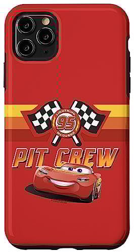 iPhone 11 Pro Max Disney Pixar Cars Two Lightning McQueen Pit Crew 95 Case