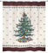 Avanti Linens Tartan Spode Weihnachtsbaum-Kollektion mit Tartanmuster, Mehrfarbig, Shower Curtain