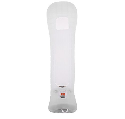 Motion Plus Adapter für Wii, Motion Plus Sensoradapter + Schutzhülle, Motionplus Adapter Hülle, aus weichem Silikon, Plug & Play, für Wii Fernbedienung (Weiß)