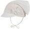 Kopftuch Mädchen Baby Mütze Sommer Schirmmütze Baumwolle, Farbe: Creme, Größe: XS(36/38)