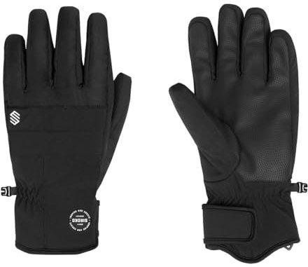 SIROKO - Schneehandschuhe Voss Black - XL - Schwarz