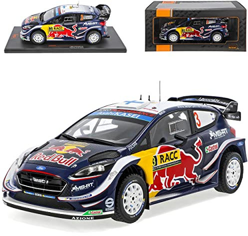 Ixo Ford Fiesta WRC Nr 3 Suninen Markkula Rally Catalunya 2018 1/18 Modell Auto