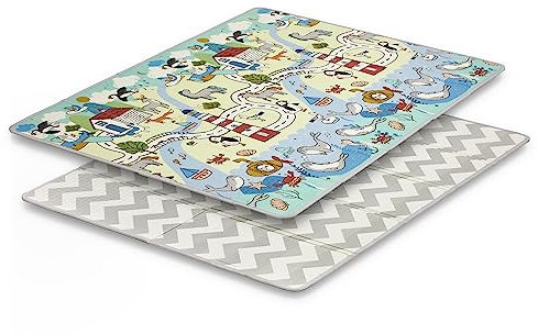 Kinderkraft MATTY 2 Alfombra de Juegos, Tapete de Espuma, Revestimiento Antideslizante, Reversible doble cara, No tóxico