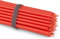 NKlaus 50x Stabkerzen Rot 16 cm Dünne Paraffinkerzen rußfrei & tropffrei Lange Brenndauer Rote Kerzen für Feier, Deko & Advent 36253