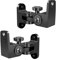 Speaker Wall Mounts, 2 Packs Universal Mounting Bracket for Small Bookshelf Speakers, Vertical 120°, Horizontal 180°Adjustment, Compatible with Bose, JBL, KEF,Sony & Others, Hold up to 32 lbs
