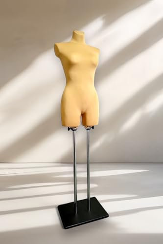LUSORIA Schneiderpuppe weiblich mit Oberschenkeln, beige (L/XL)