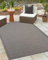 MY-RUG Outdoor Teppich wetterfest 160 x 230 cm, UV beständig & robust für Garten Terrasse, Balkon Küche & Wohnzimmer, kurzflor waschbarer Wohnzimmerteppich, Fiona II