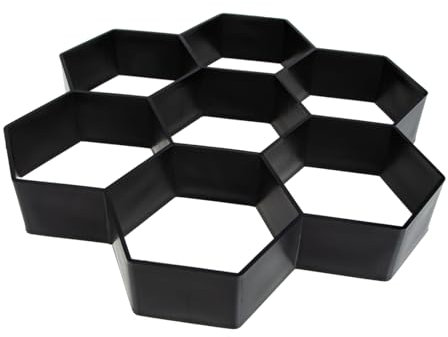 MERRYHAPY Gehweg Pflasterform Gartenpflasterform Aus Kunststoff Diy-bodenform Für Zement Betonformen Für Gartenwege Und Terrassen