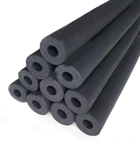 1.7 m Tubes D'isolation en Mousse Tuyau D'isolation Thermique Noir Tuyau D'isolation de Climatisation, Épaisseur 9 mm, ID 6-48 mm Tuyau Isolation des Tuyaux pour Tuyaux d'eau Chaude Et Froide(13 mm x