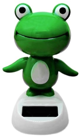 Pomurom Wackelfigur, Solarbetriebener Schwingender, Solar Tanzende Wackelfigur Spielzeug für Auto Armaturenbrett Zuhause Büro Schreibtisch Dekoration, Lustig Geschenk für Fahrer Kinder