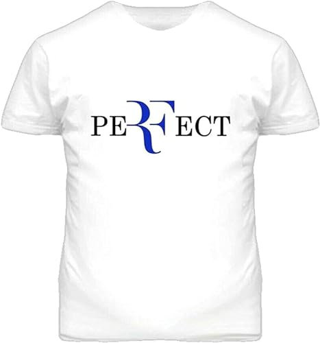 Roger Federer Logo Perfect Tennis Player T Shirt