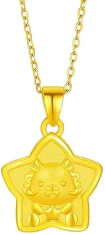 JUNNASALIKER Collier, collier avec pendentif signe du zodiaque chinois et dragon, collier tendance pour femme, chaîne de clavicule, accessoires ras du cou réglables, Métal