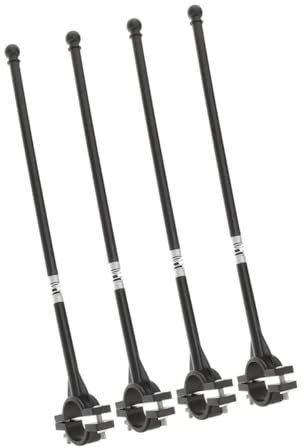 KITANDOVE Fahrradfahnenmast Aus Metall Für Lenker Stabiler Fahnenhalter Für Draußen Installieren Reinigen