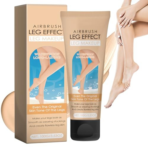 Trucco Per Gambe Impermeabile, Crema Colorata Gambe, Fondotinta Corpo Lunga Durata, Lozione Trucco Gambe, Copertura per Tatuaggi, Trucco per Coprire le Cicatrici (Natural)