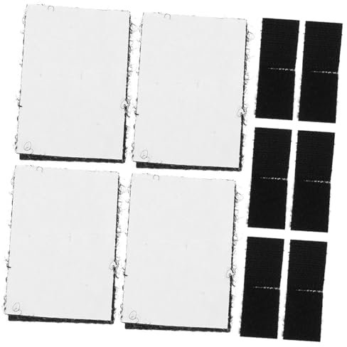 Cabilock 100pcs Stick Patches Double-Sided Hook and Loop Carpet Adhesive Tapes for Bed Gripper Decorative Carpet Fixing Self Adhesive