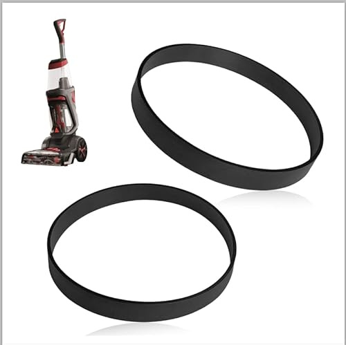 2 Pcs Universal Rubber Drive Belts Replacement for Vacuum Cleaners Compatible with Powerforce Helix Proheat 2X Dual Power Pet Advance Carpet Cleaner Spare Parts Maintenance Kit