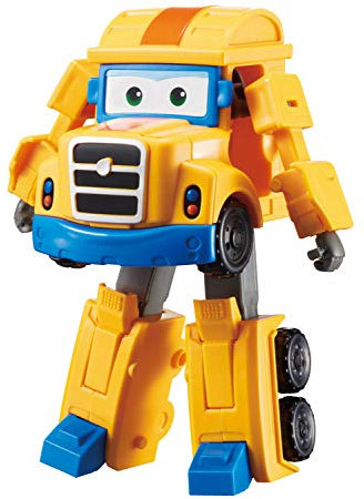 Super Wings POPPA WHEEL Camion Jouet Transformable et Figurine ,Robot Transformable du Dessin Animé , Enfant 2 3 4 5 6 7 8 Ans Garcon Fille