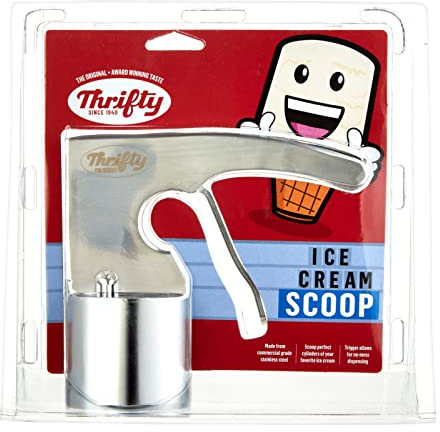 Thrifty Cuillère à glace cylindrique en acier inoxydable