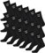 hummel Unisex Sportsocken Basic - 18er Pack I Schwarz 32/35