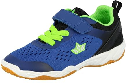 Lico Unisex Kinder Key Vs Hallenturnschuhe, Blau Marine Lemon, 38 EU