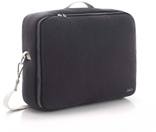 Cambrass - Maleta hospital para nacimiento del bebé - bolso de maternidad para las cosas necesarias para el recién nacido - maleta de viaje para bebés - London Gris 12x47x36 cm