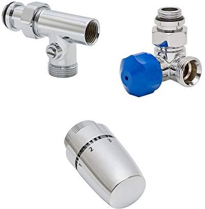Schulte EP7062002-5 Mischbetrieb Thermostat-Set, verchromt