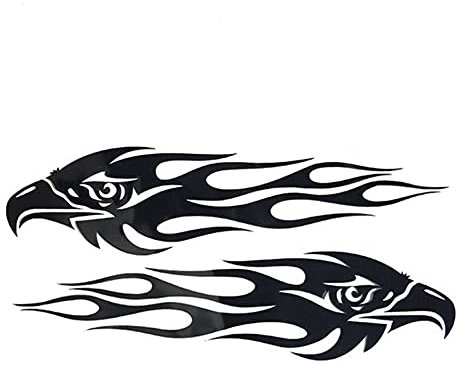 Flamme Reflektierend Aufkleber,Asudaro Auto Aufkleber Vinyl Abzeichen-Aufkleber Selbstklebende Totem-Flammen-Aufkleber Dekorative Aufkleber für Auto Motorrad Laptop Fenster Gepäck Skateboard Fahrrad