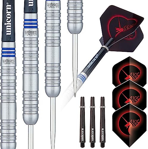 Unicorn Core|Style 1|Steel Tip Darts, Silber, 24 g