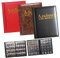 STOBOK Coin Collection Sulies Holder Book 250 Coin Pockets Money Album Photograph Storage Pocket Large Size Black Cover