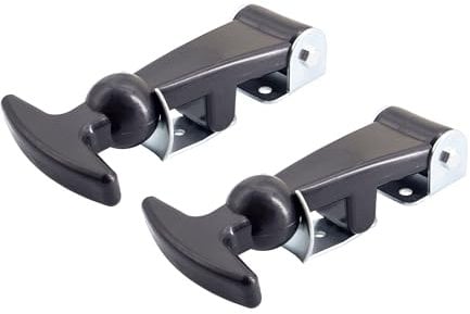 Simoni Racing BH6 Kit 2 Ganci Cofano universali - Ganci in Gomma con Chiusura a T con Staffe