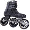 Weyot Inlineskates, Inliner Für Herren Und Damen, 3 Räder, 110 Mm, Professionelle Rollschuhe Fitness Inline Skate Für Erwachsene, Unisex, EU 43/UK 7.5/26.5CM,Black